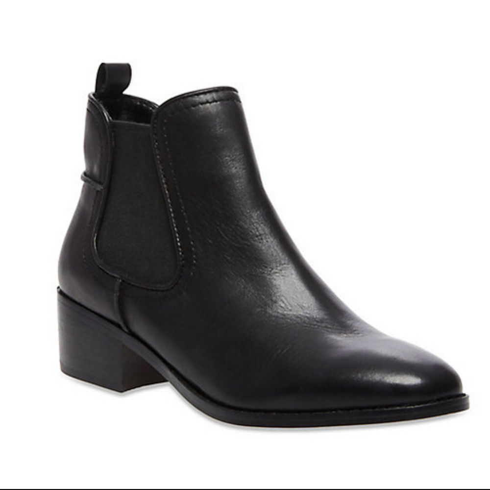 STEVE MADDEN Leather Ankle Booties - Picture 6 of 8